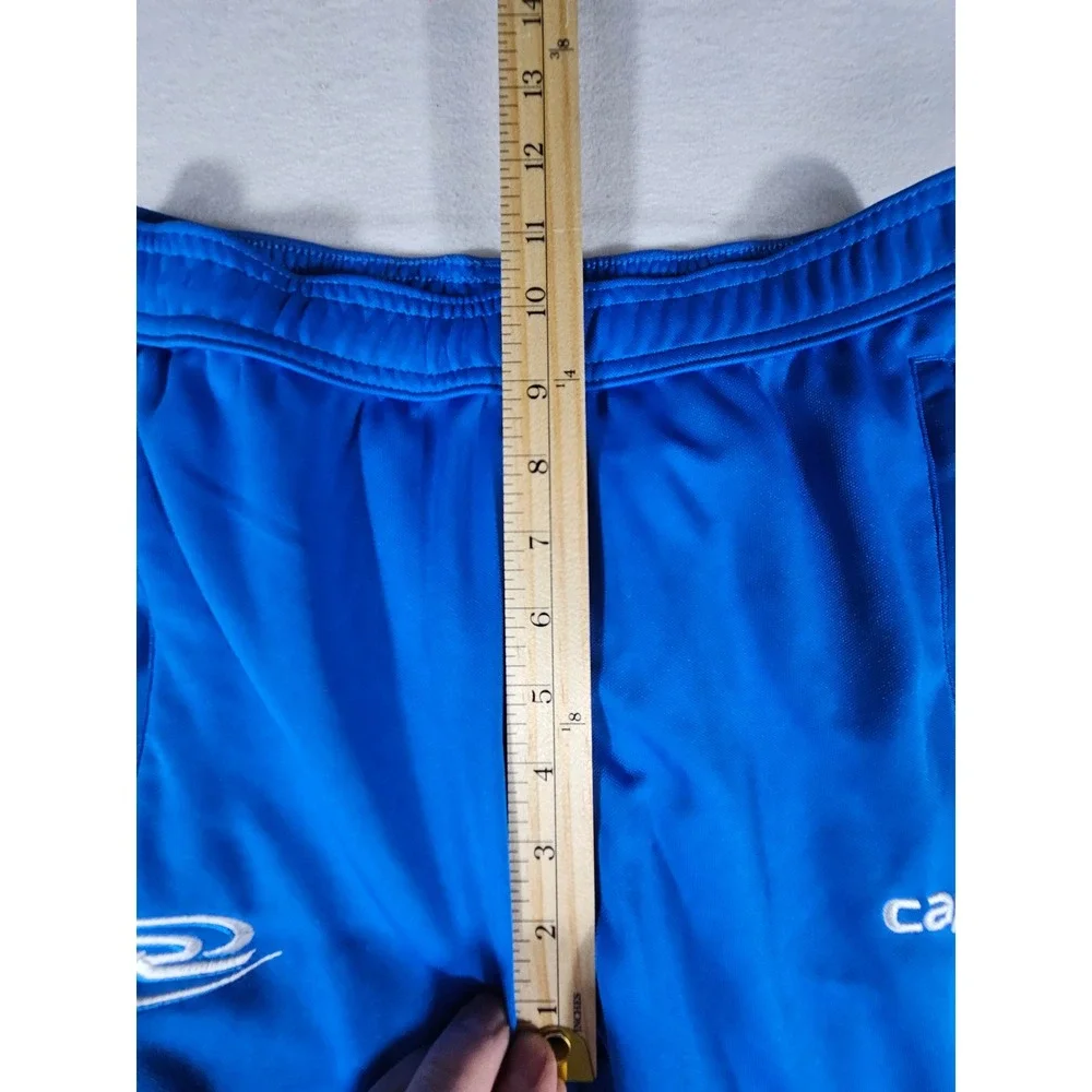 Capelli Sport Youth Large 14-16 Soccer Training Pants Blue Track Joggers Zip Leg